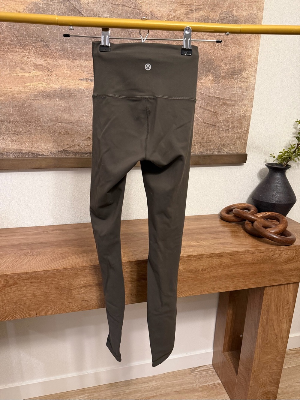 Lululemon Wunder Train High-Rise Tight Leggings in Olive Green Size 0